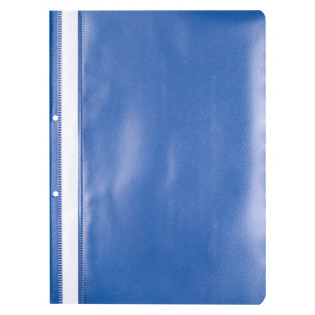 Skoroszyt OFFICE PRODUCTS, PP, A4, 2 otwory, 100/170mikr., wpinany, granatowy