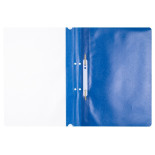 Skoroszyt OFFICE PRODUCTS, PP, A4, 2 otwory, 100/170mikr., wpinany, granatowy