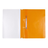 Skoroszyt OFFICE PRODUCTS, PP, A4, 2 otwory, 100/170mikr., wpinany, pomarańczowy