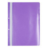 Skoroszyt OFFICE PRODUCTS, PP, A4, 2 otwory, 100/170mikr., wpinany, fioletowy