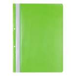 Skoroszyt OFFICE PRODUCTS, PP, A4, 2 otwory, 100/170mikr., wpinany, jasnozielony