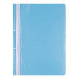 Skoroszyt OFFICE PRODUCTS, PP, A4, 2 otwory, 100/170mikr., wpinany, jasnoniebieski