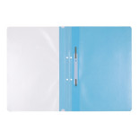 Skoroszyt OFFICE PRODUCTS, PP, A4, 2 otwory, 100/170mikr., wpinany, jasnoniebieski