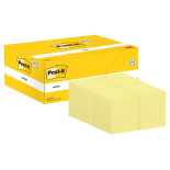 Karteczki samoprzylepne POST-IT® (653CY-VP20), 38x51mm, 100 kart./bloczek, 16 + 4 bloczki GRATIS, kanarkowo żółte