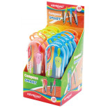 Cyrkiel KEYROAD Smart, metalowy, w etui z ołówkiem, pakowane na displayu, mix kolorów