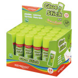 Klej w sztyfcie KEYROAD, PVP, 15g, pakowane na displayu