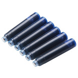 Naboje do piór KEYROAD, 6 szt., zawieszka, niebieski