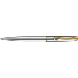Długopis automatyczny DIPLOMAT Traveller, stalowy/złoty