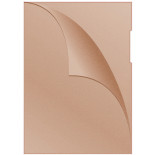 Obwoluta DONAU typu L, PP, A4, groszkowa, 120mikr., pomarańczowa