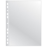 Koszulki na dokumenty Q-CONNECT, poszerzane, PP, A4, groszkowe, 100mikr., 50szt.