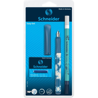Pióro wieczne SCHNEIDER Easy Set, M, blister, mix kolorów