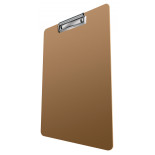 Clipboard DONAU Life, karton, A4, z klipsem, pomarańczowy