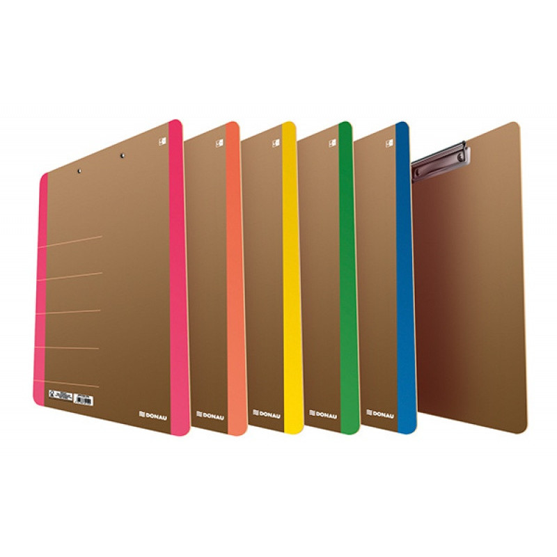 Clipboard DONAU Life, karton, A4, z klipsem, niebieski