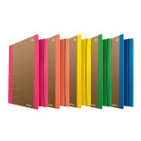 Teczka z gumką DONAU Life, Karton, A4, 500gsm, 3-skrz., różowa