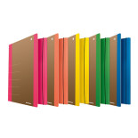 Teczka z gumką DONAU Life, Karton, A4, 500gsm, 3-skrz., pomarańczowy
