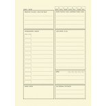 Notatnik DONAU Life, organizer, 165x230mm, 80 kart., zielony