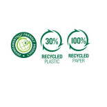 Długopis ICO Green, brązowy