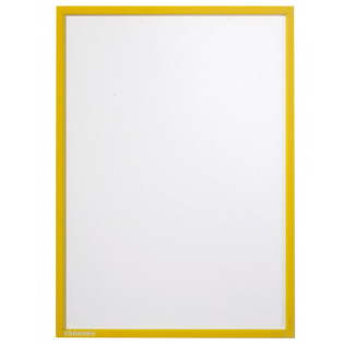 Ramka magnetyczna FRANKEN, A4, żółta