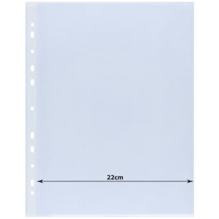 Koszulki na dokumenty DONAU, poszerzane, PP, A4, krystal, 120mikr., 25szt.