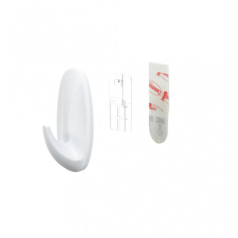 Haki wielokrotnego użytku COMMAND™ Designer (17082 PL), małe, 2 szt., białe