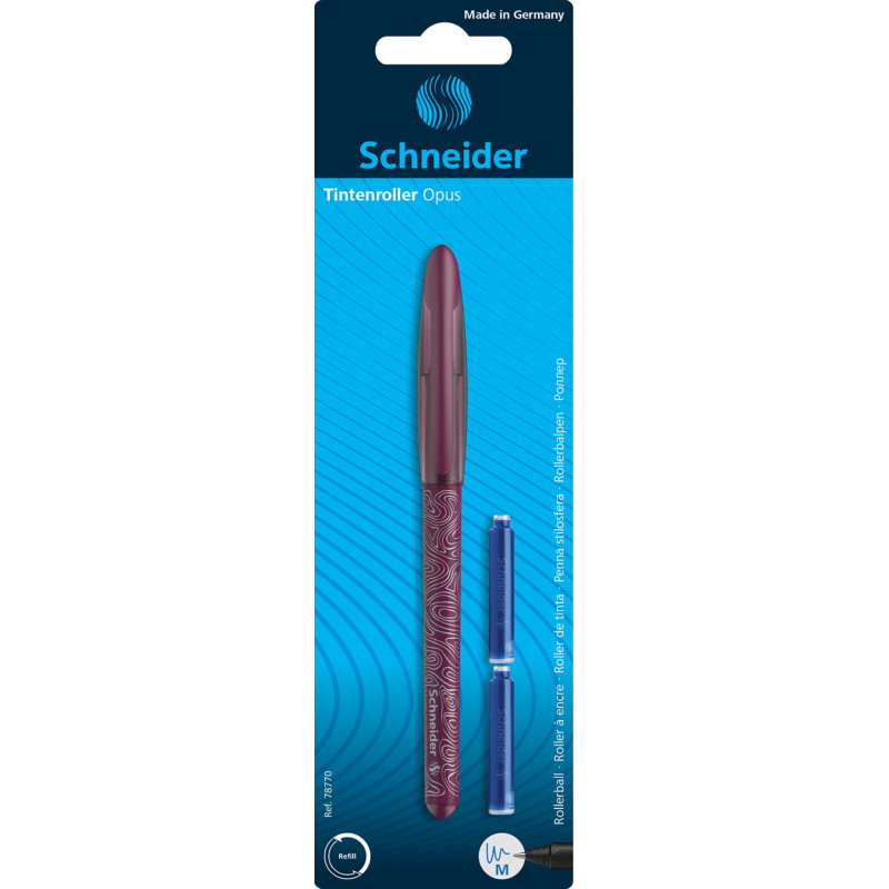 Pióro kulkowe SCHNEIDER Opus, M, blister, mix kolorów