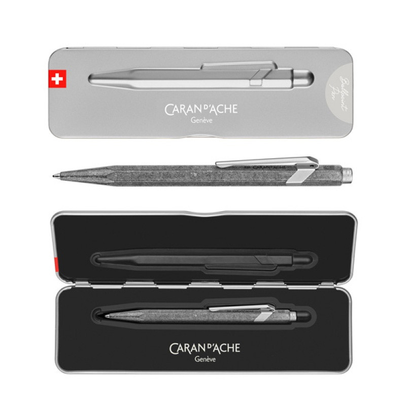 Długopis CARAN D'ACHE 849 Original, M, w pudełku, srebrny