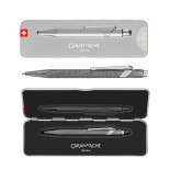 Długopis CARAN D'ACHE 849 Original, M, w pudełku, srebrny