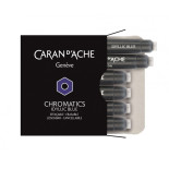 Naboje CARAN D'ACHE Chromatics Idyllic Blue, 6szt., niebieskie
