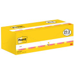 Karteczki samoprzylepne POST-IT® (654-NP24), 76x76mm, 100 kart./bloczek, 21 + 3 bloczki GRATIS, mix kolorów neonowych
