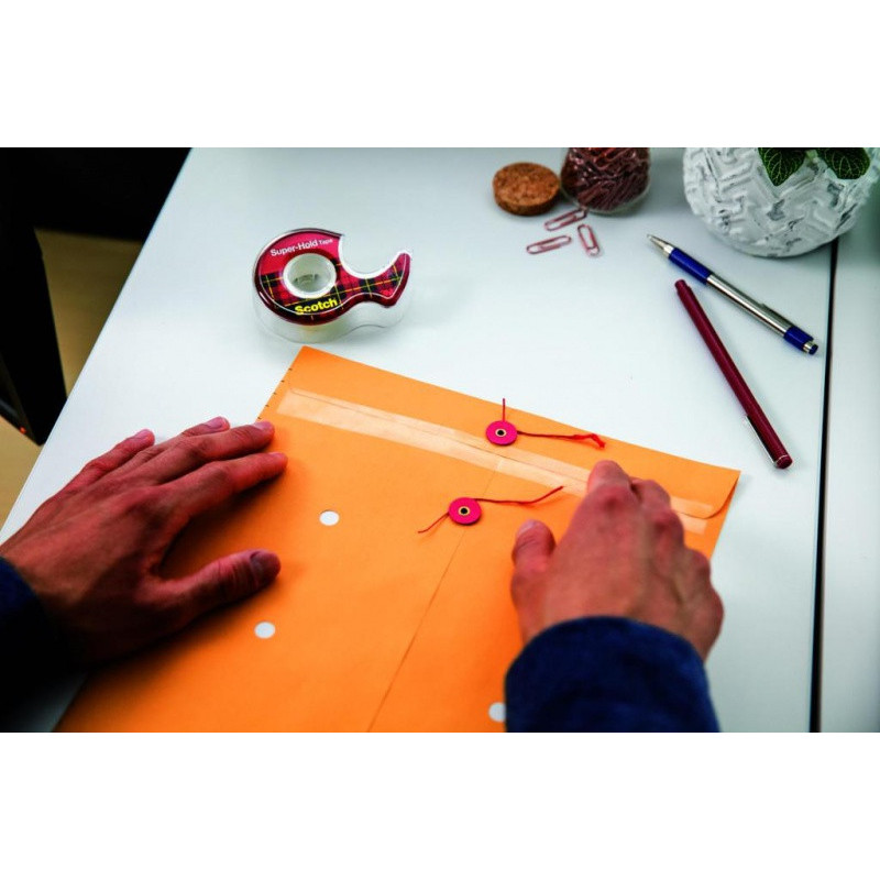 Taśma biurowa SCOTCH® Super-Hold, (700K), super mocna, 19mm, 25,4m, transparentna