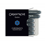 Naboje CARAN D'ACHE Chromatics Magnetic Blue, 6szt., jasnoniebieskie
