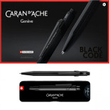 Długopis CARAN D'ACHE 849 Black Code, M, w pudełku, czarny