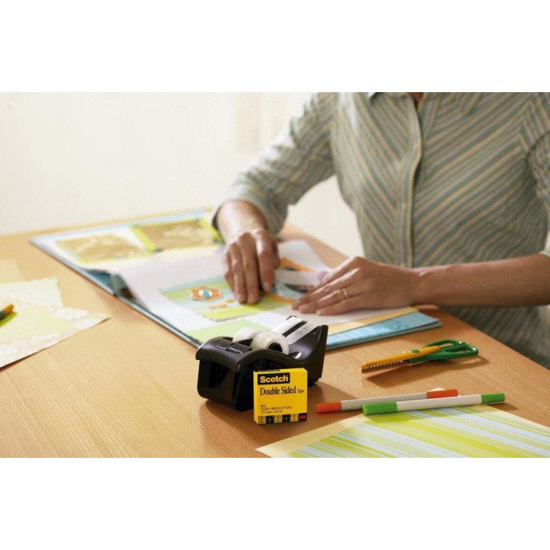 Taśma biurowa, dwustronna SCOTCH® (665), 12mm, 22,8m