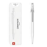 Długopis CARAN D'ACHE 849 Pop Line Fluo, M, w pudełku, biały