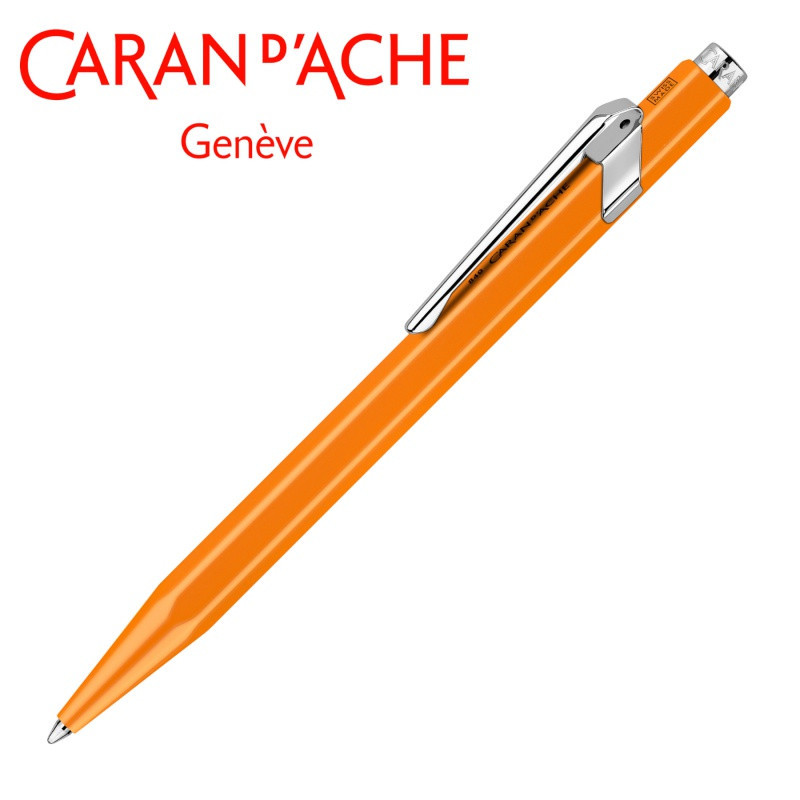 Długopis CARAN D'ACHE 849 Line Fluo, M, pomarańczowy