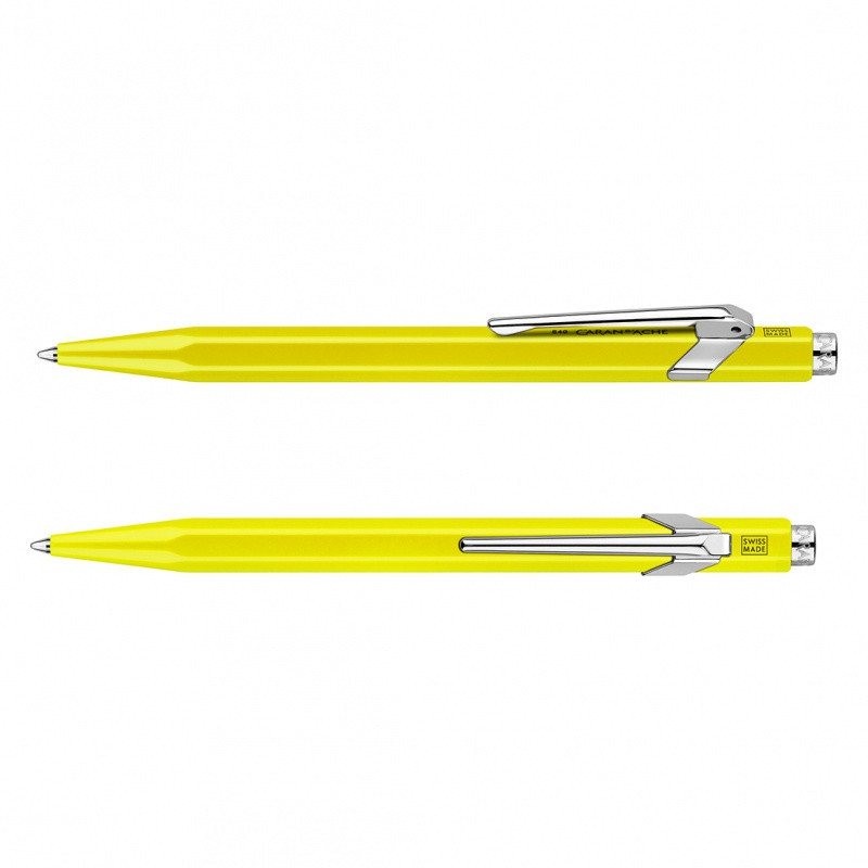 Długopis CARAN D'ACHE 849 Line Fluo, M, żółty