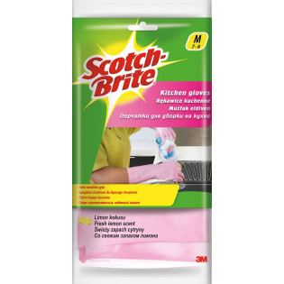 Rękawice SCOTCH BRITE™ Kuchenne, rozm. M, różowe