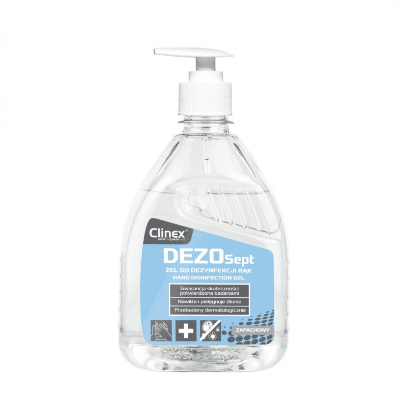 Żel CLINEX Dezosept, do dezynfekcji rąk, 500ml