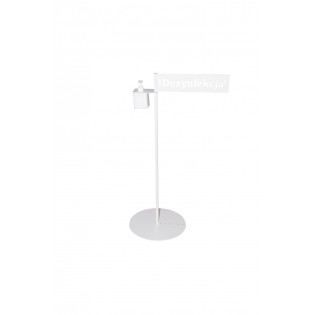 Stojak do dezynfekcji OFFICE PRODUCTS, z dozownikiem, biały