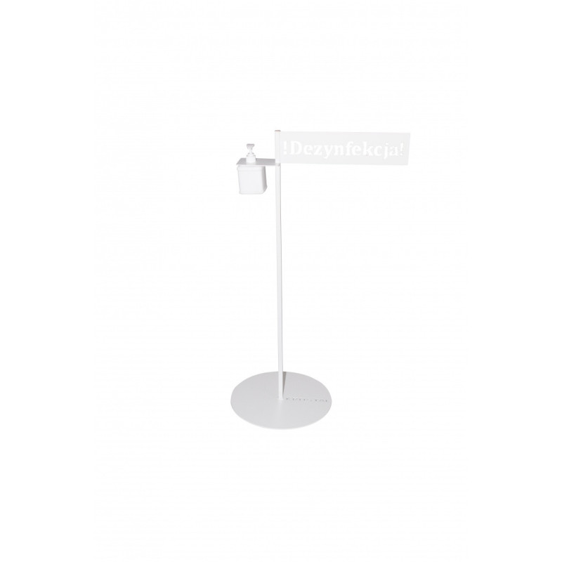 Stojak do dezynfekcji OFFICE PRODUCTS, z dozownikiem, biały