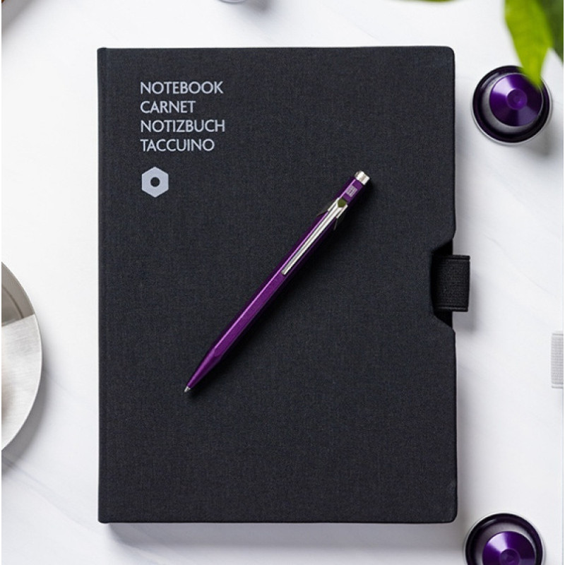 Długopis CARAN D'ACHE 849 Nespresso Arpeggio, M, w pudełku, fioletowy