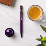 Długopis CARAN D'ACHE 849 Nespresso Arpeggio, M, w pudełku, fioletowy