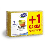 Gąbka profilowana STELLA, z miedzią, 1 szt. + 1 gratis, mix
