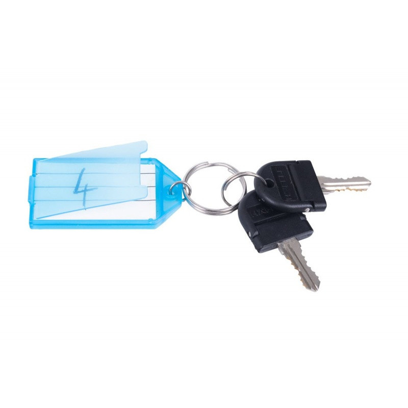 Zawieszki na klucze APLI, 29x56mm, 6szt., blister, mix kolorów