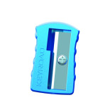 Temperówka metalowa KEYROAD Metal-Colourfull, aluminiowa, pojedyncza, 2szt., blister, mix kolorów