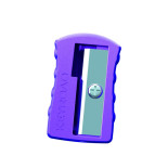 Temperówka metalowa KEYROAD Metal-Colourfull, aluminiowa, pojedyncza, 2szt., blister, mix kolorów