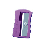 Temperówka metalowa KEYROAD Metal-Colourfull, aluminiowa, podwójna, blister, mix kolorów