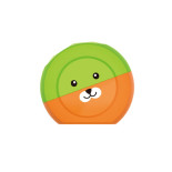 Temperówka KEYROAD Speedy Snail, plastikowa, podwójna, blister, mix kolorów