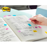 Zakładki indeksujące POST-IT® (683-5CBP), 11,9mmx43,1mm, 3x20+2x20, mix kolorów