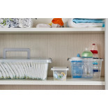 Zestaw pojemników antybakteryjnych MOXOM Antibacterial, 3x0,35l, transparentny